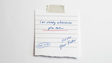 He's ready when you are